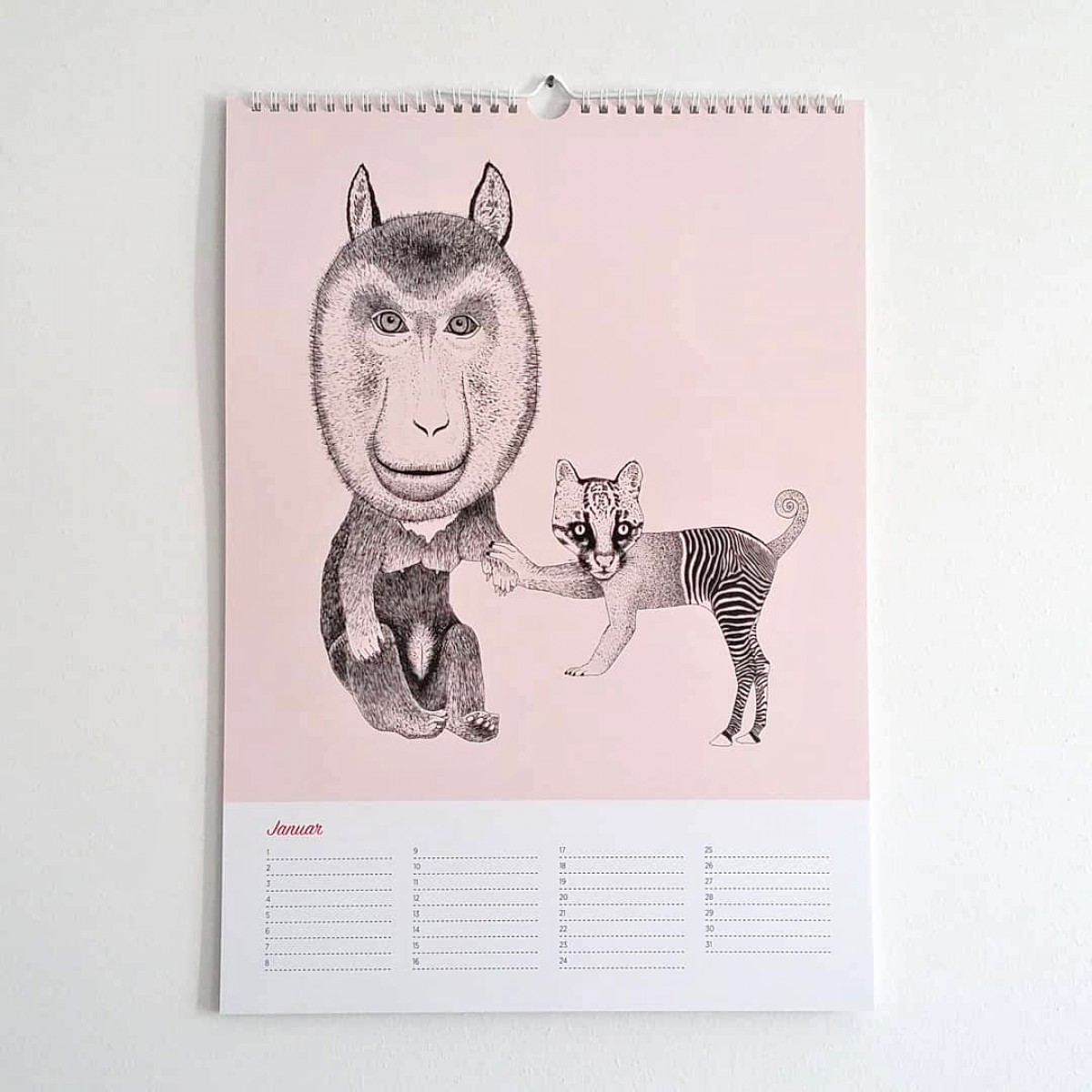 Anka Büchler, Das Liebesspiel der Wolpertinger
Geburtstagskalender A3