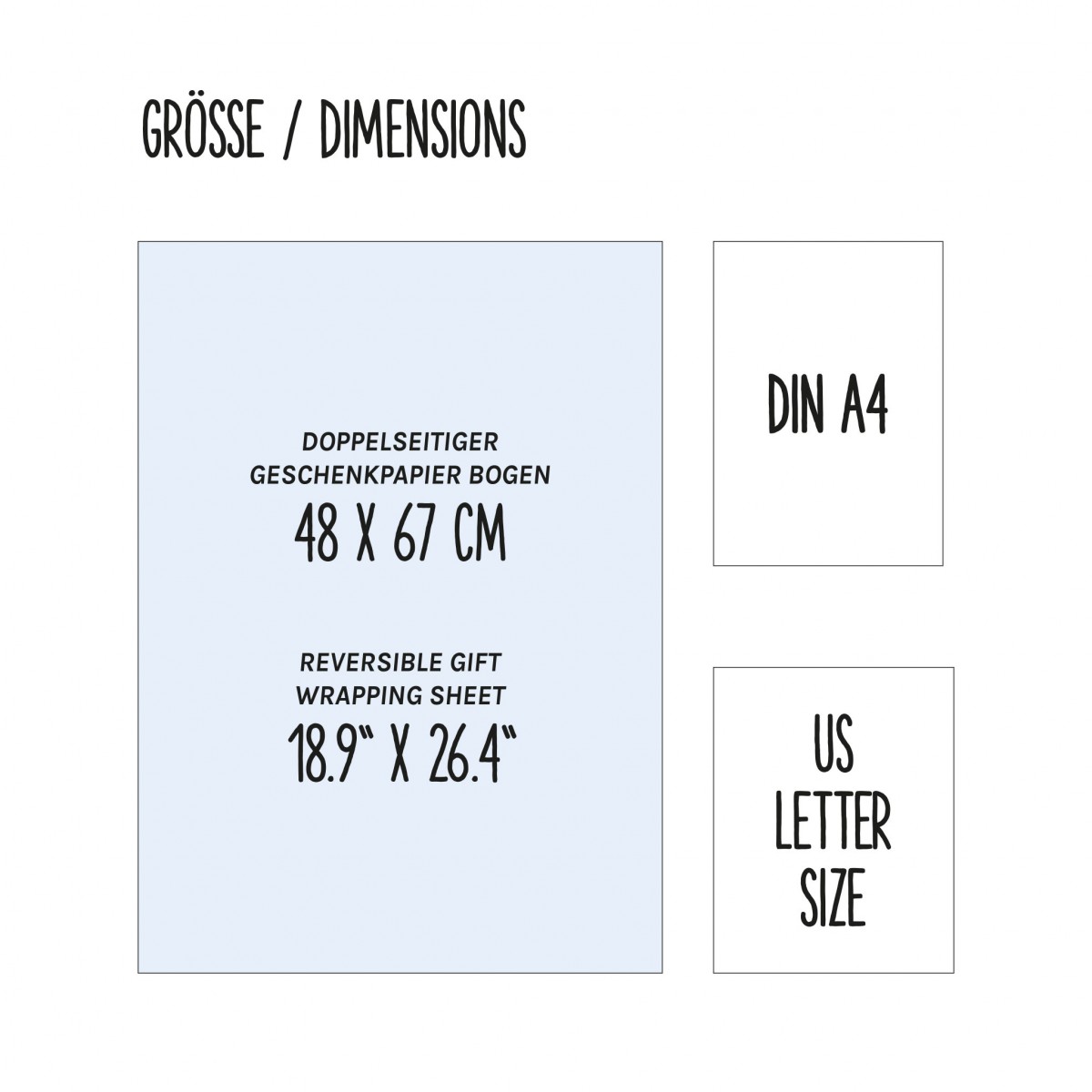 12 Bogen Weihnachtspapier mit verschiedenen Mustern (grün) von My Pretty Circus