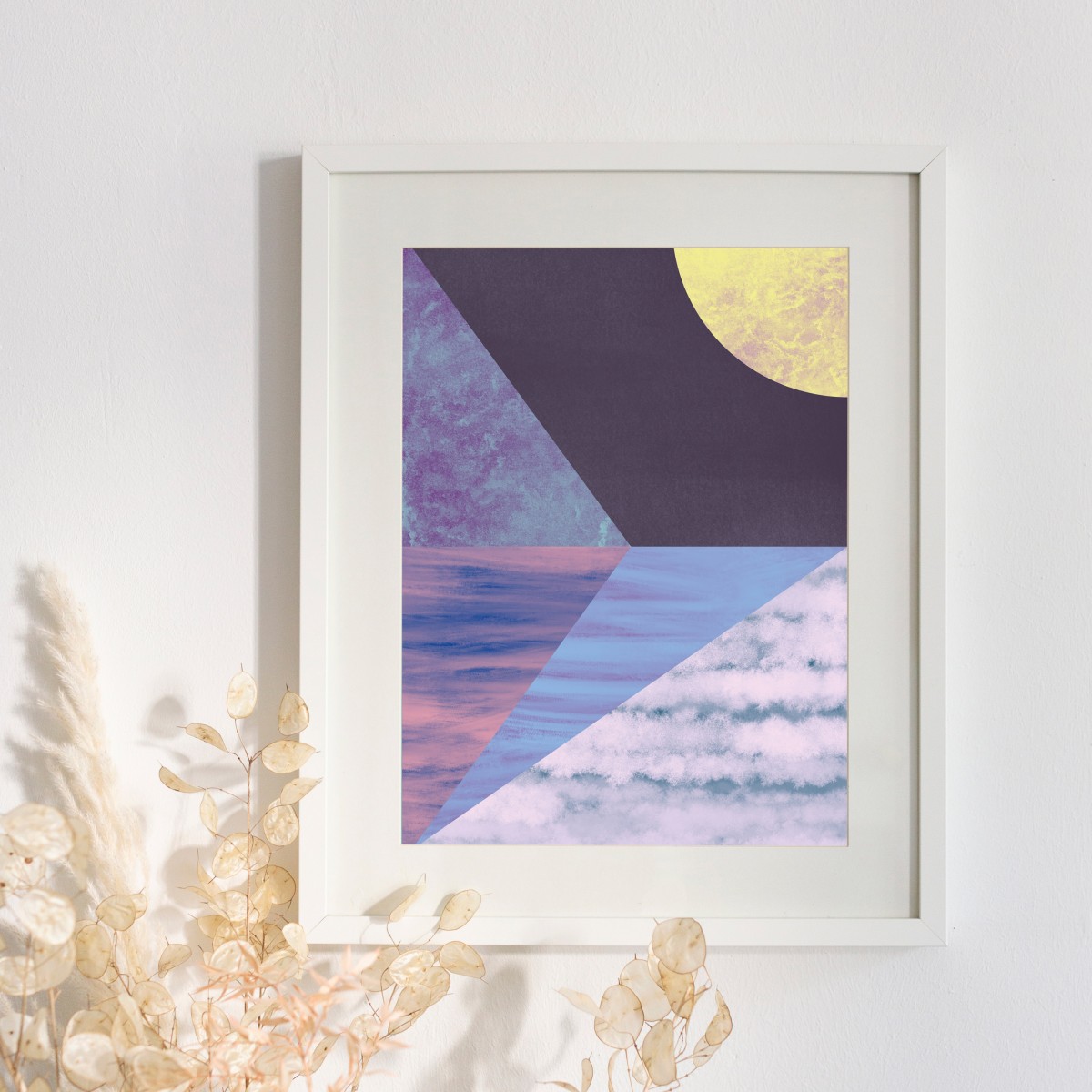 Poster »Moon« / Print / Wandbild / Din A4 / frau rippe