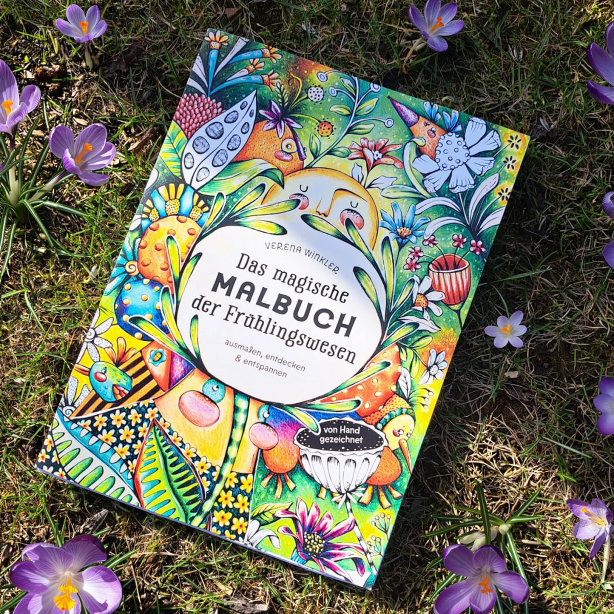 »Frühlings-Malbuch« zum Entspannen - Verena Pia