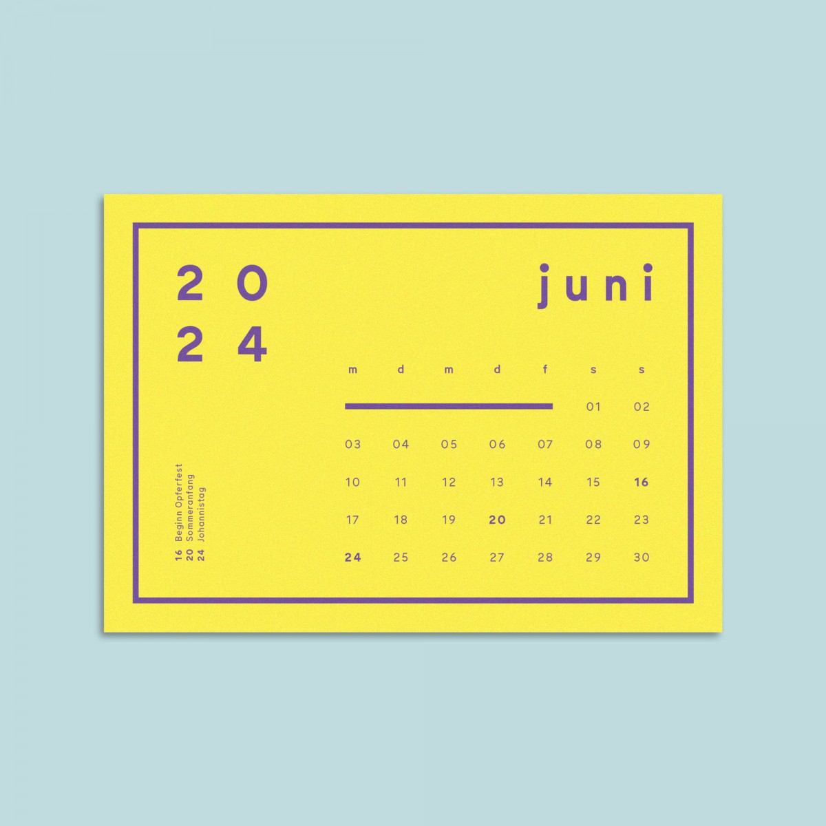 Postkartenkalender 2024 Nr. 01 inkl. Kartenhalter aus Holz / Tischkalender / frau rippe