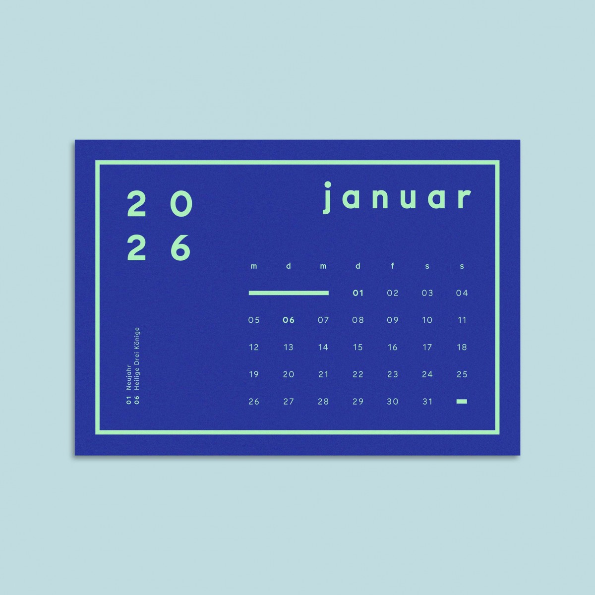 Postkartenkalender inkl. Kartenhalter / ab sofort / Frau Rippe