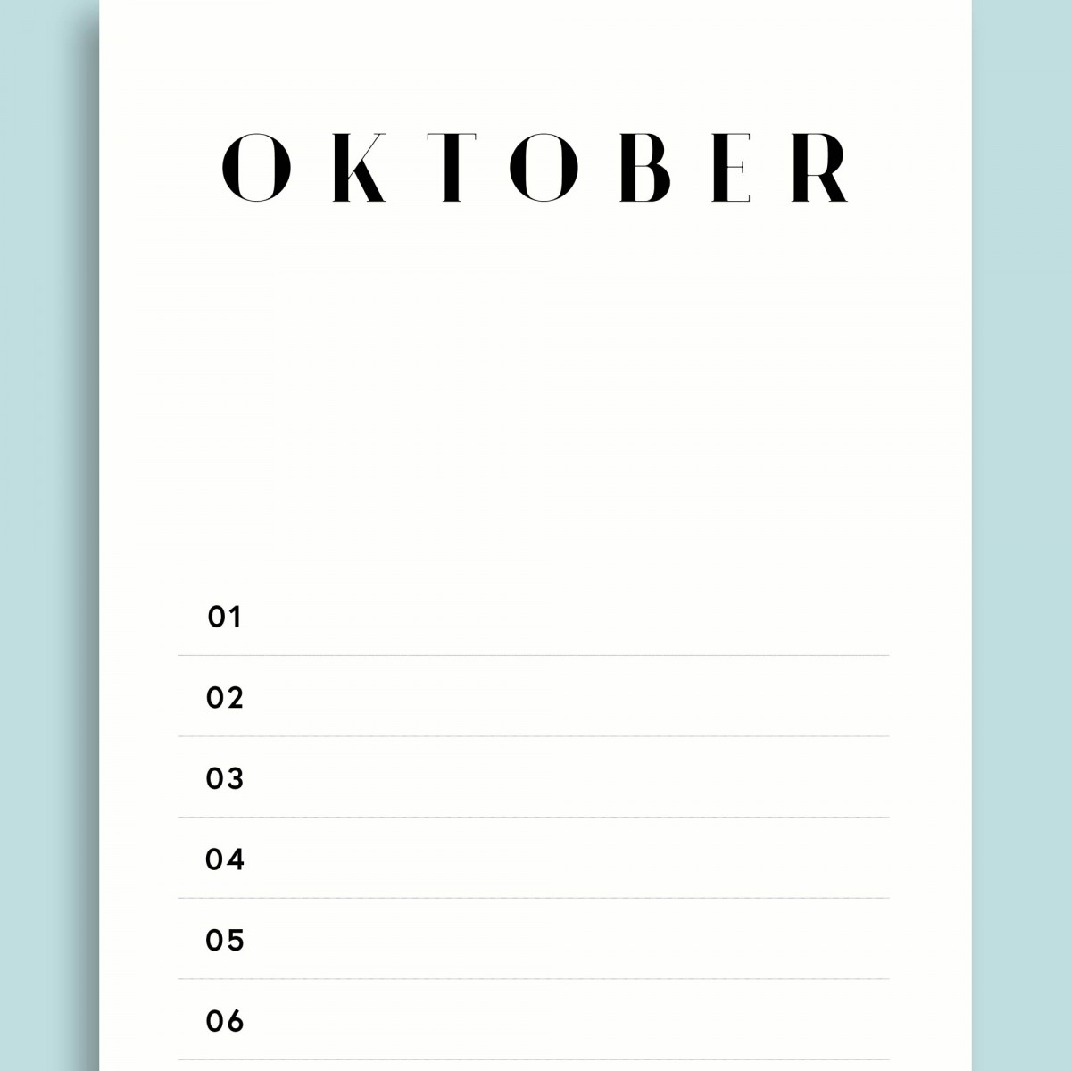 Geburtstagskalender Nr. 01 / immerwährend / frau rippe