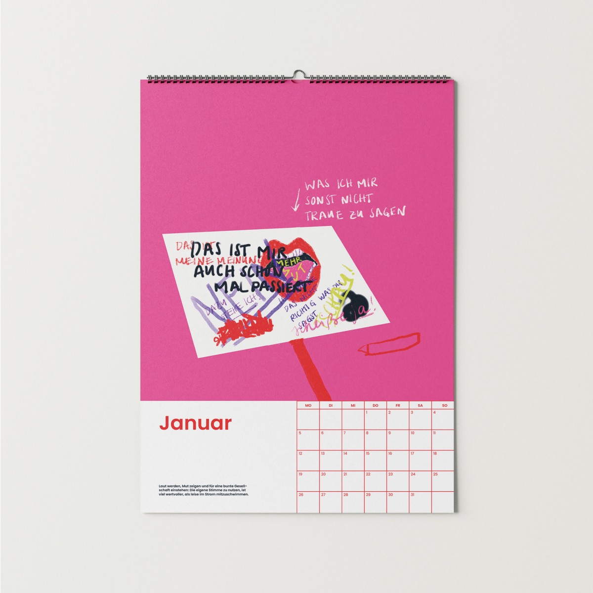 Girls in Motion Kalender 2026 - DIN A4 - 365 Tagen voller Gleichberechtigung, Female Empowerment & Vielfalt