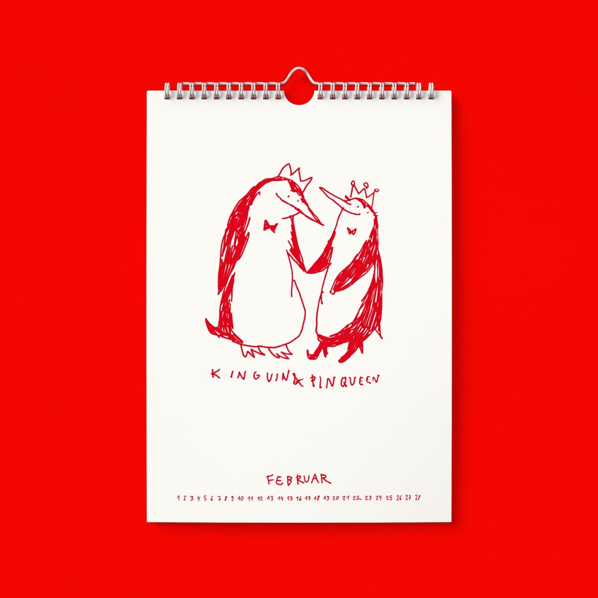 "Ich glaub ich Spinnguin! Schon 2026?!" Kalender by Gianluca Scigliano