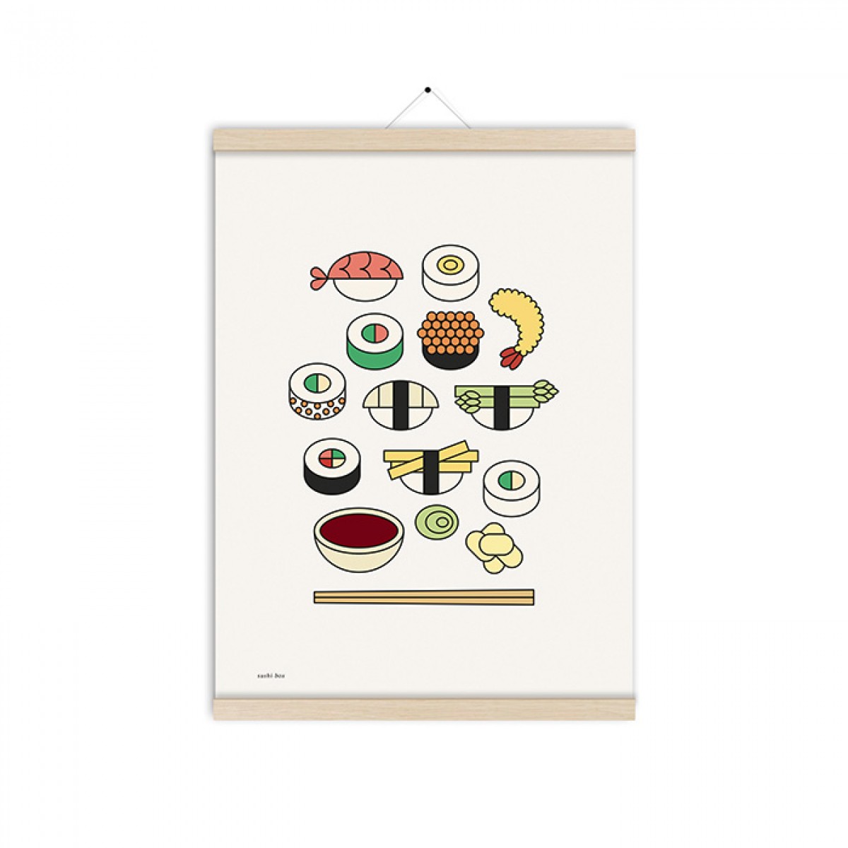 redfries sushi box a3 – Kunstdruck DIN A3