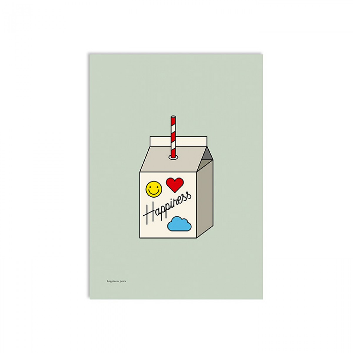 redfries happiness juice a3 – Kunstdruck DIN A3