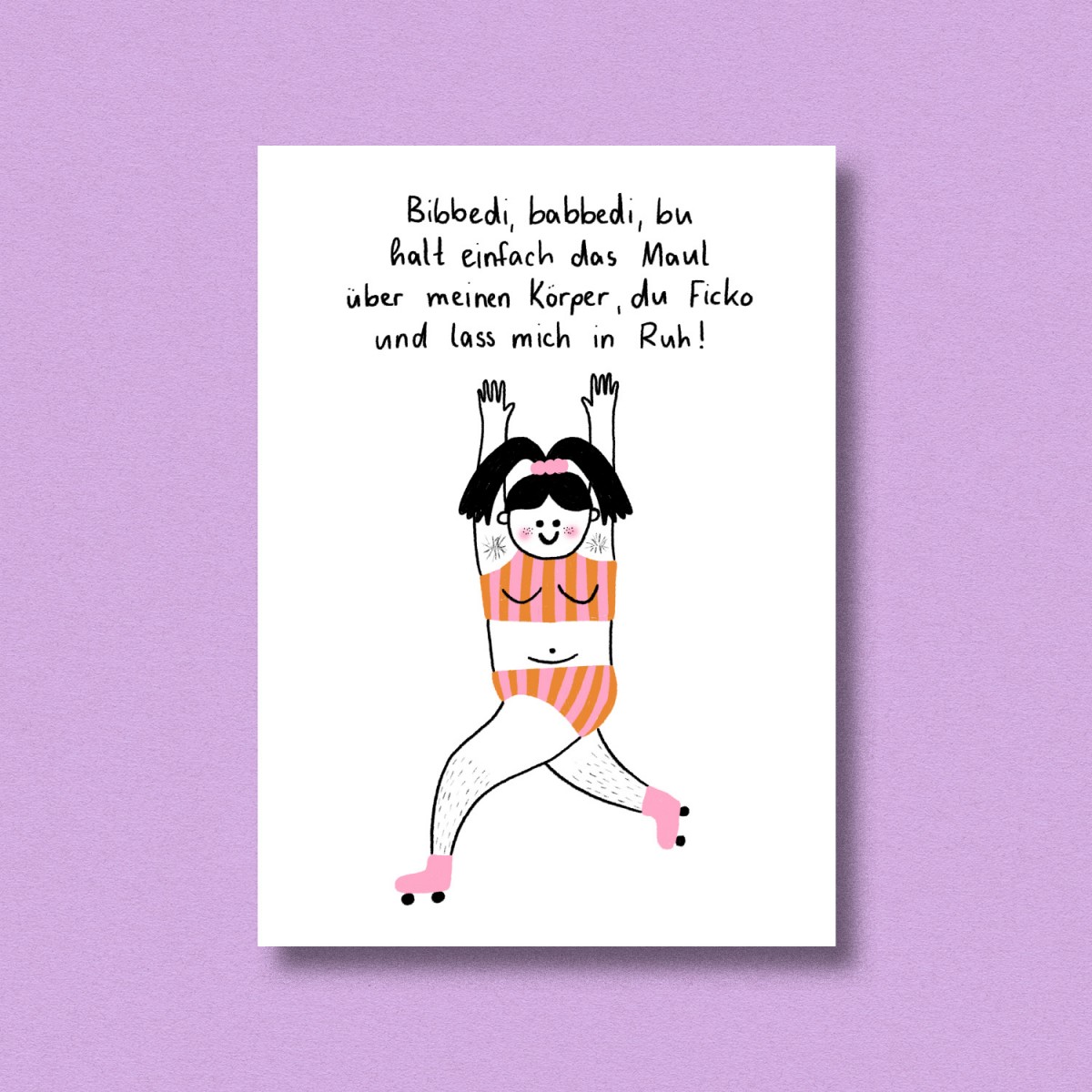 Postkarte Bibbedi ✿ Jenne Grassmann