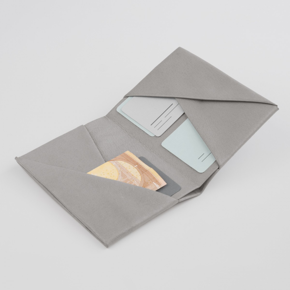 VANOOK Bi-Fold Card Case Large / Stone