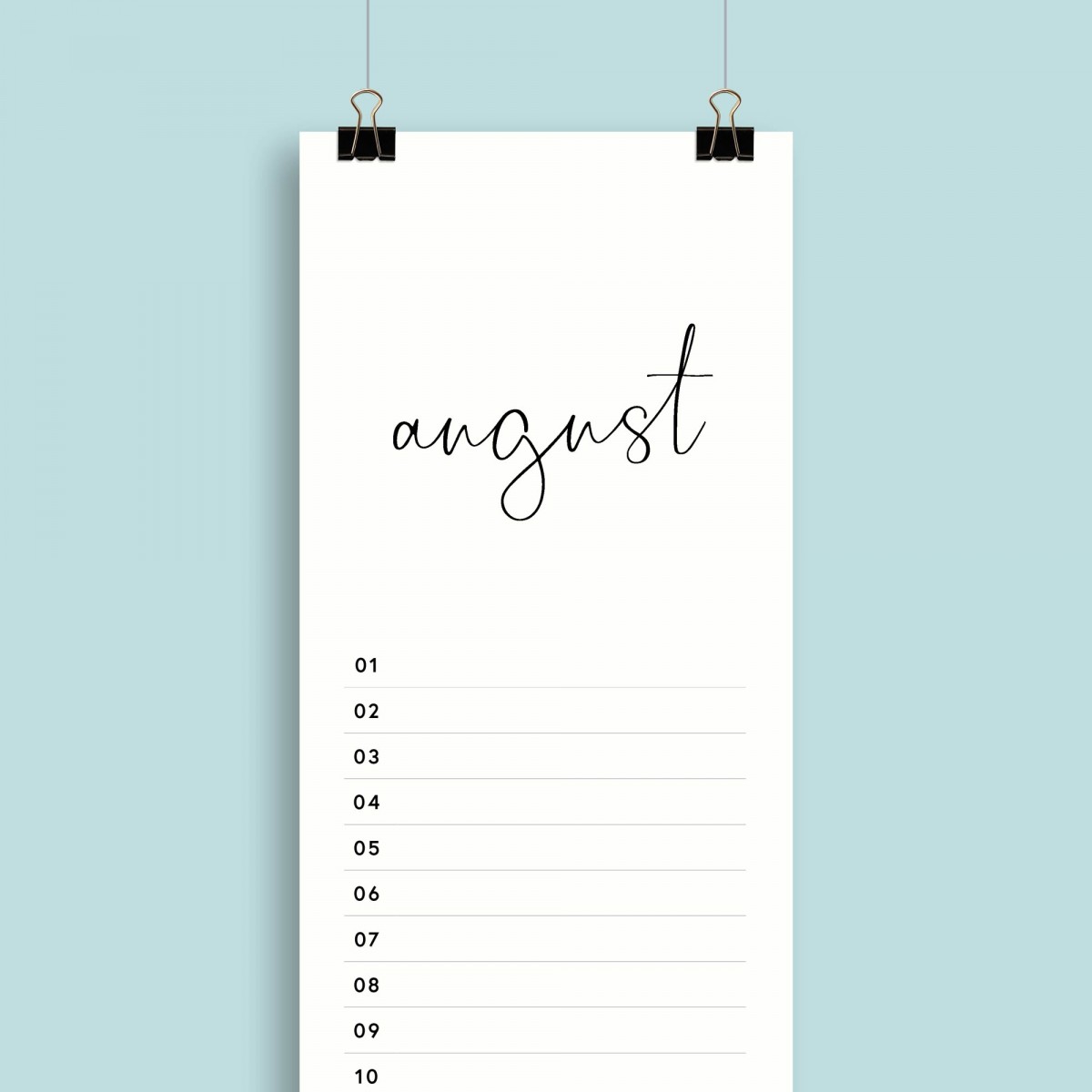 Geburtstagskalender Nr. 03 / immerwährend / frau rippe