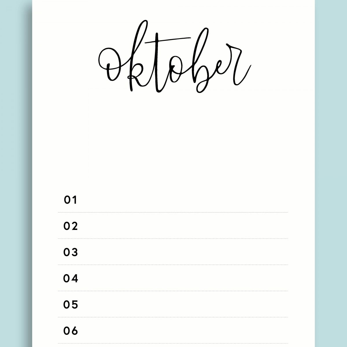 Geburtstagskalender Nr. 03 / immerwährend / frau rippe