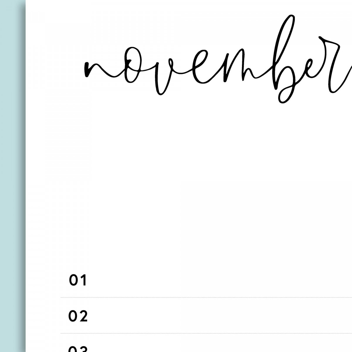 Geburtstagskalender Nr. 03 / immerwährend / frau rippe