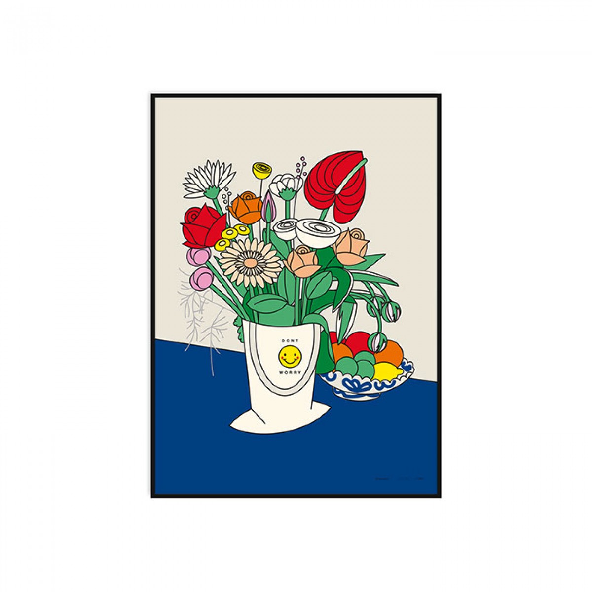 redfries dont worry – Kunstdruck DIN B2