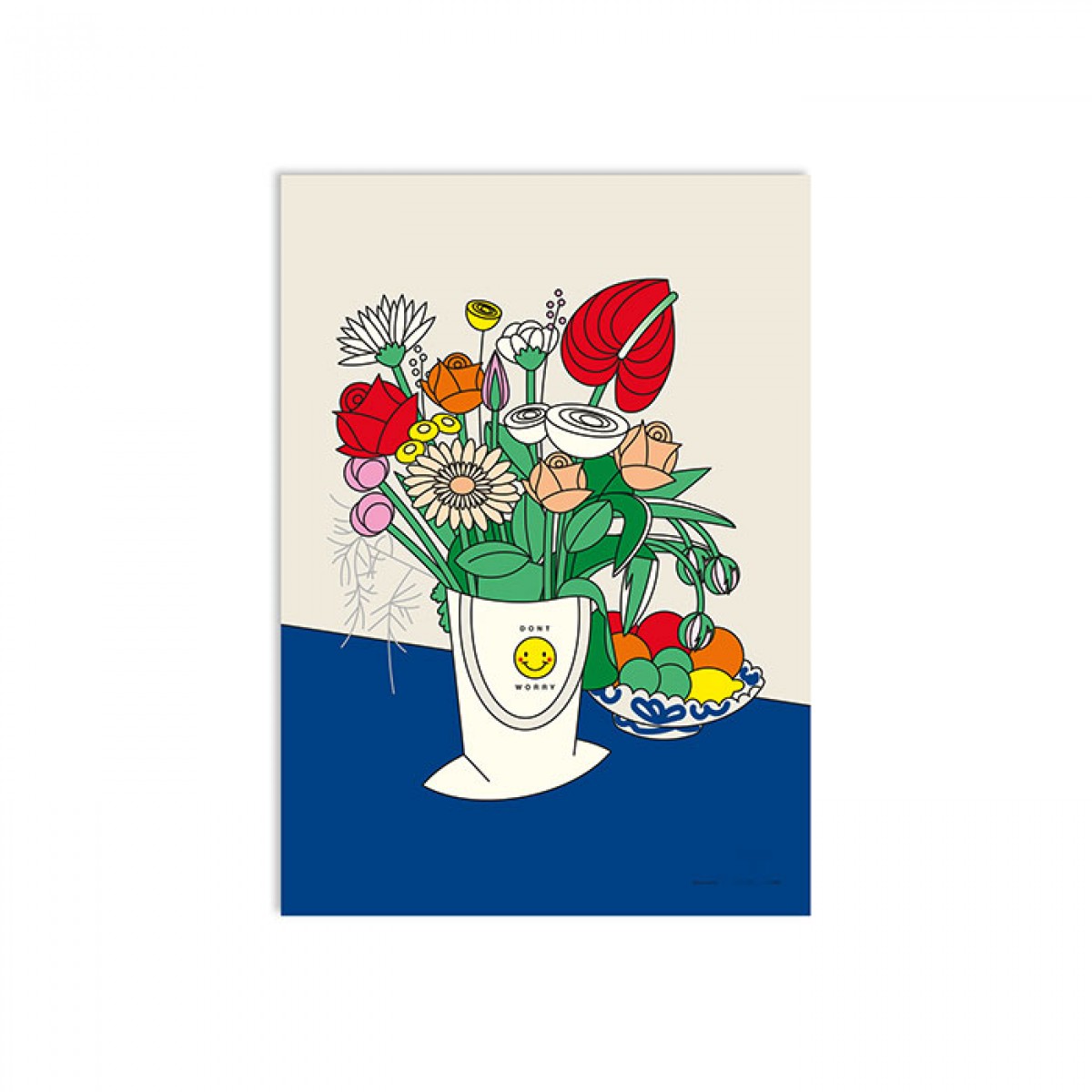 redfries dont worry – Kunstdruck DIN B2
