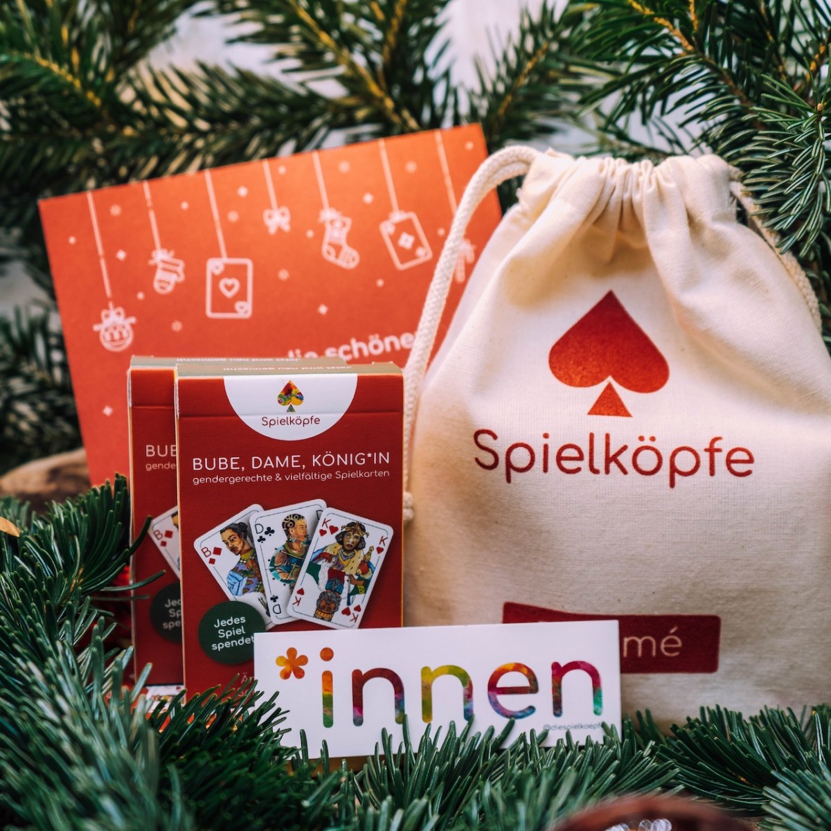 Spielköpfe Rommé Geschenkeset
