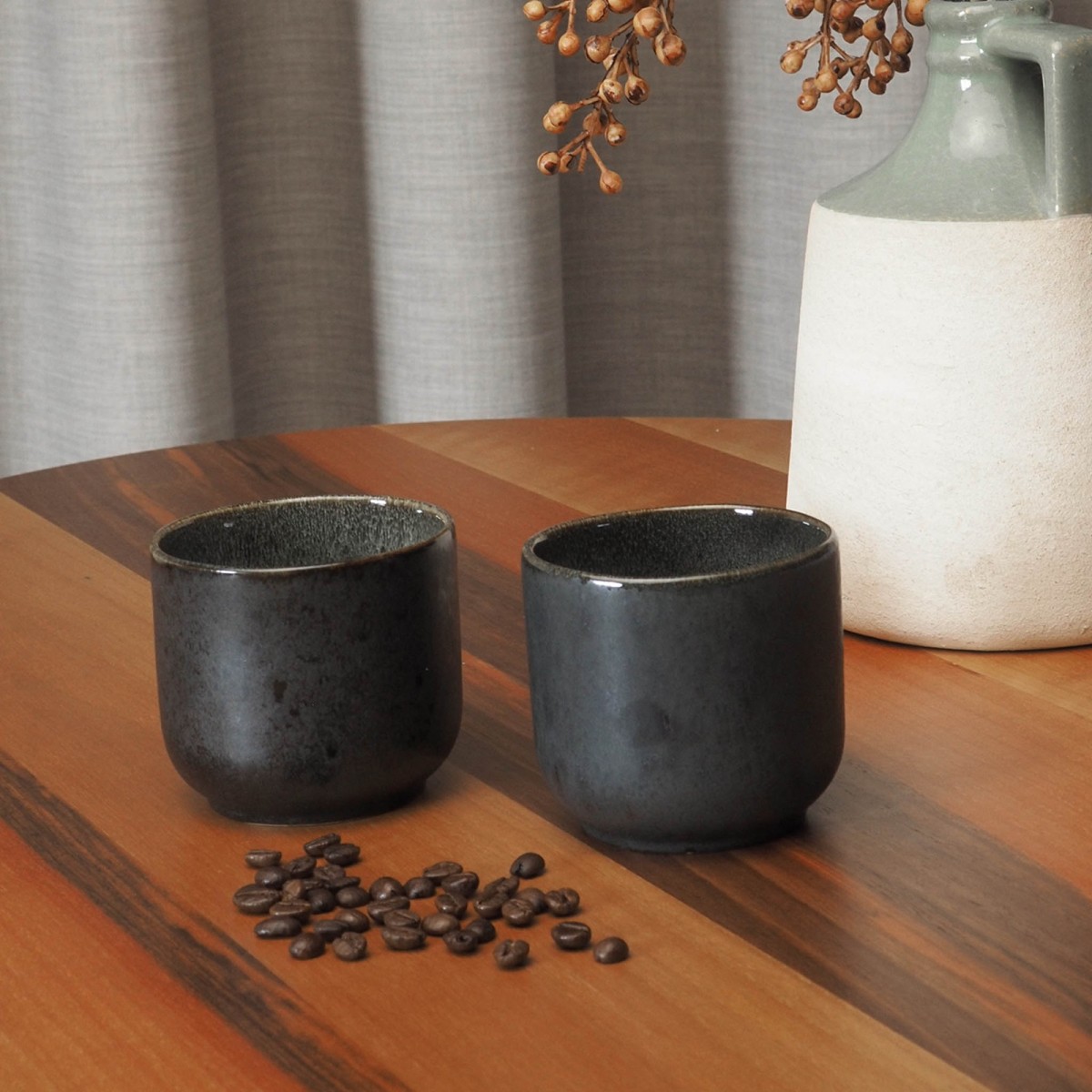Lys Keramik Becher 300 ml, 2er-Set – handgemacht in Portugal