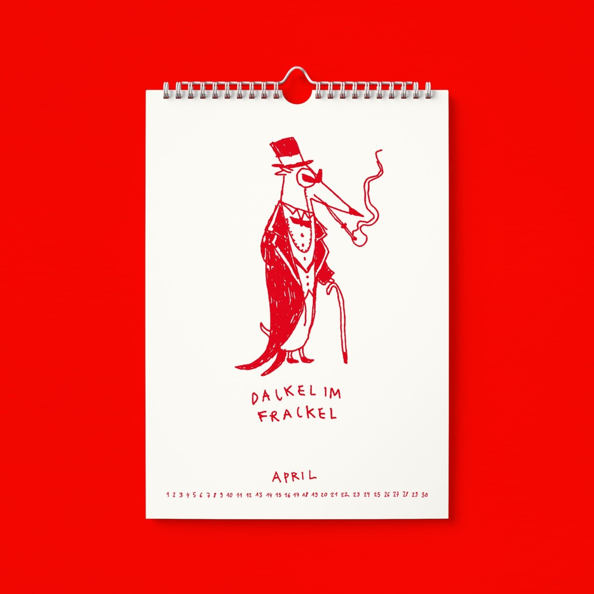 "Richtig auf Zackel durch 2026" Kalender by Gianluca Scigliano