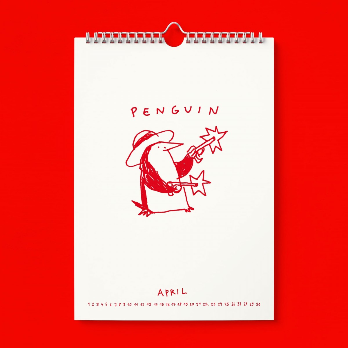 "Ich glaub ich Spinnguin! Schon 2026?!" Kalender by Gianluca Scigliano