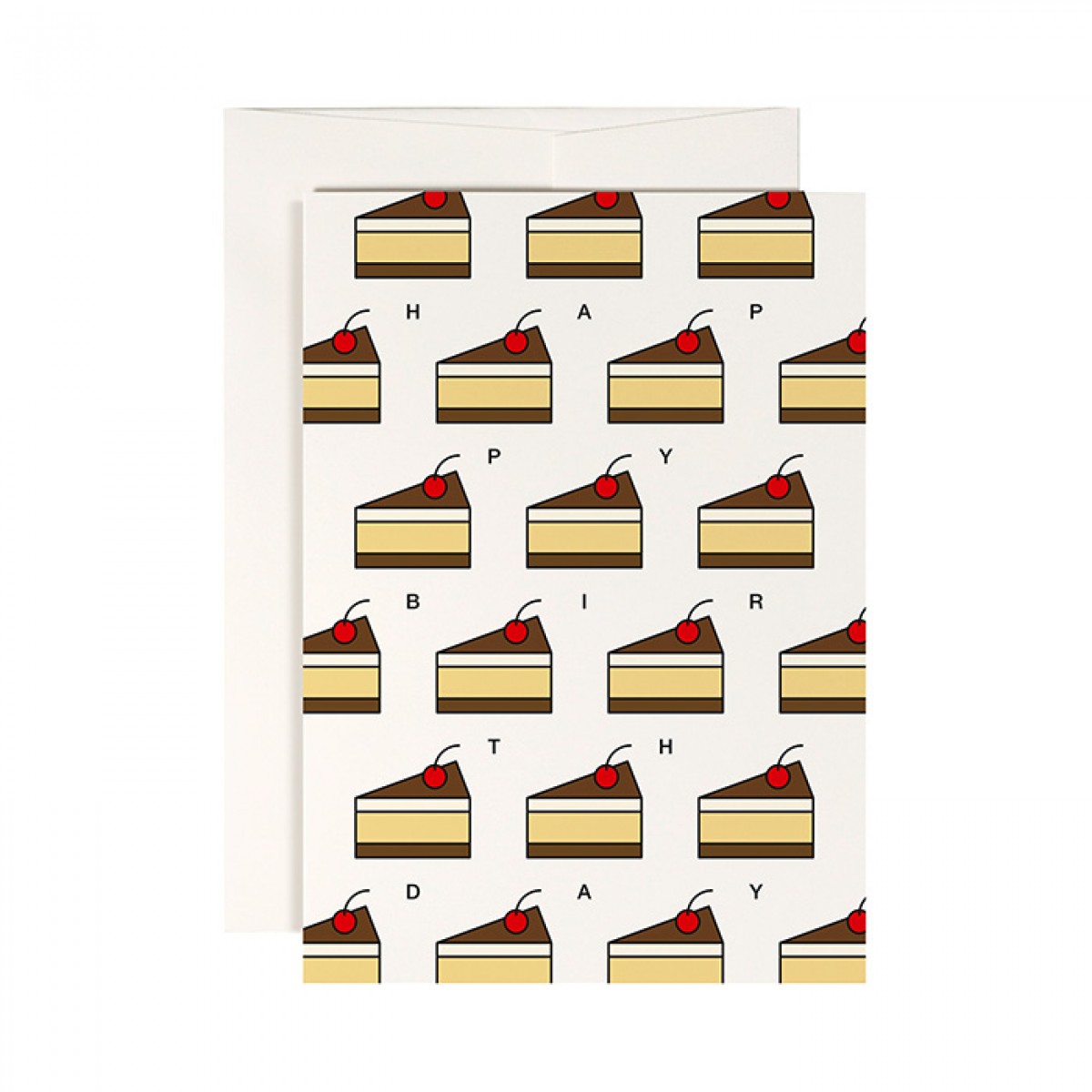 redfries cake invaders – Klappkarte DIN A6 mit Umschlag, 3 Stück, Geburtstag
