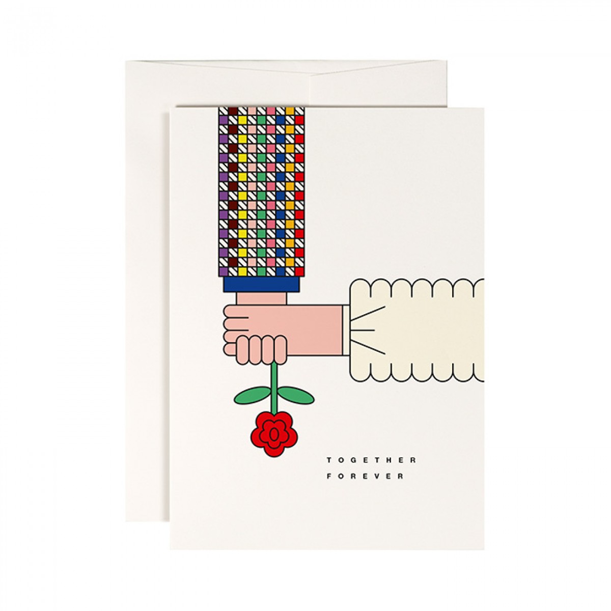 redfries set love parade – 4 Klappkarten DIN A6