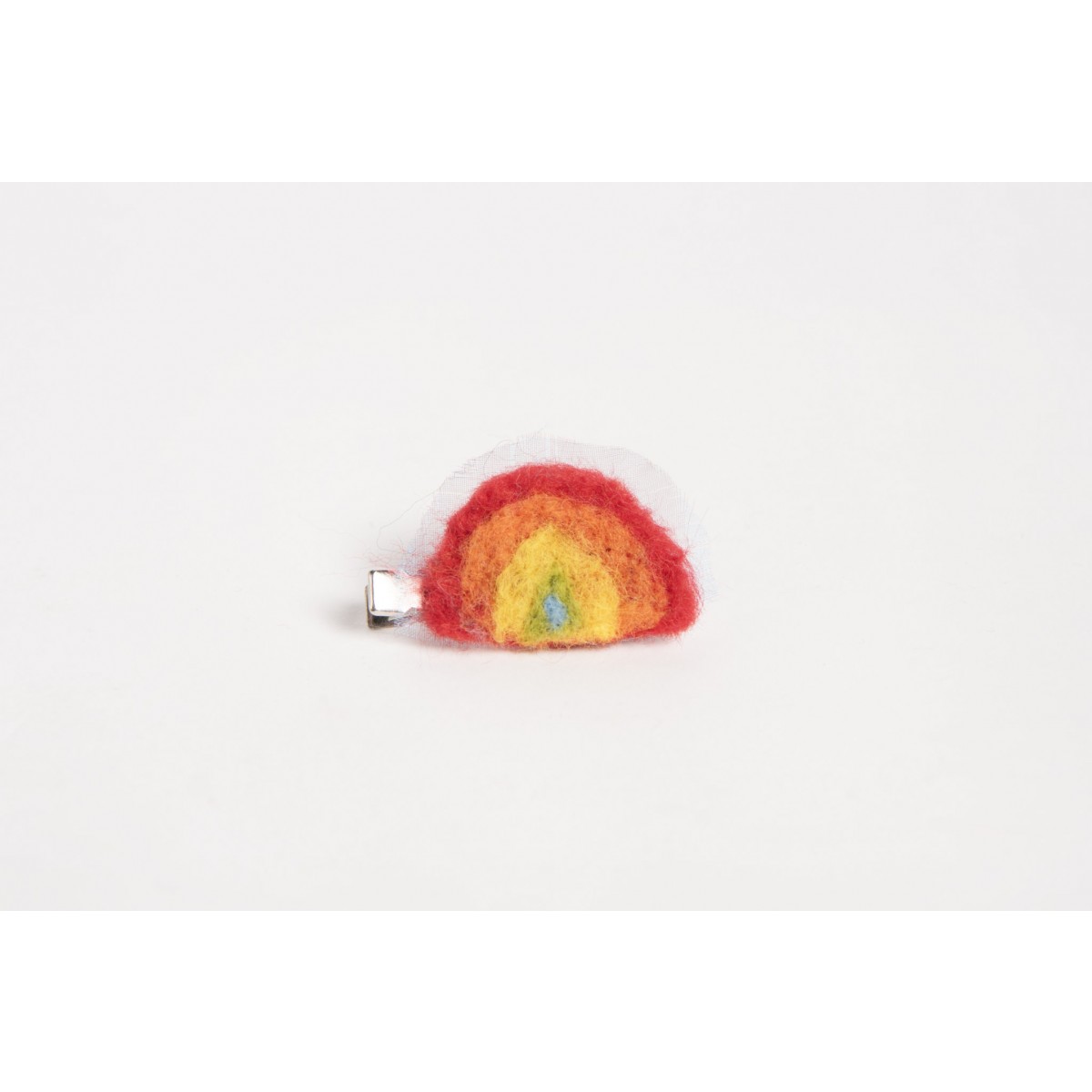 Regenbogen - Haarspange aus Filz von Ettmoln