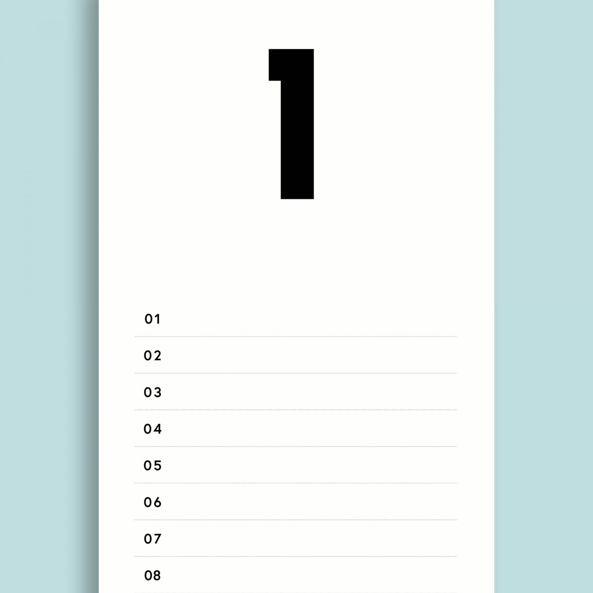 Geburtstagskalender Nr. 05 / immerwährend / frau rippe