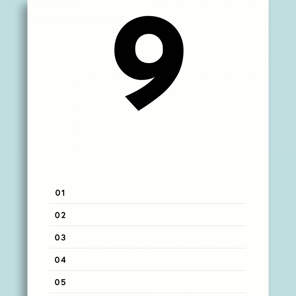 Geburtstagskalender Nr. 05 / immerwährend / frau rippe