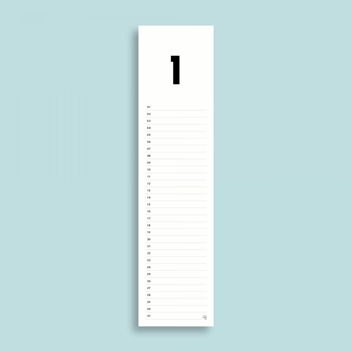 Geburtstagskalender Nr. 05 / immerwährend / frau rippe