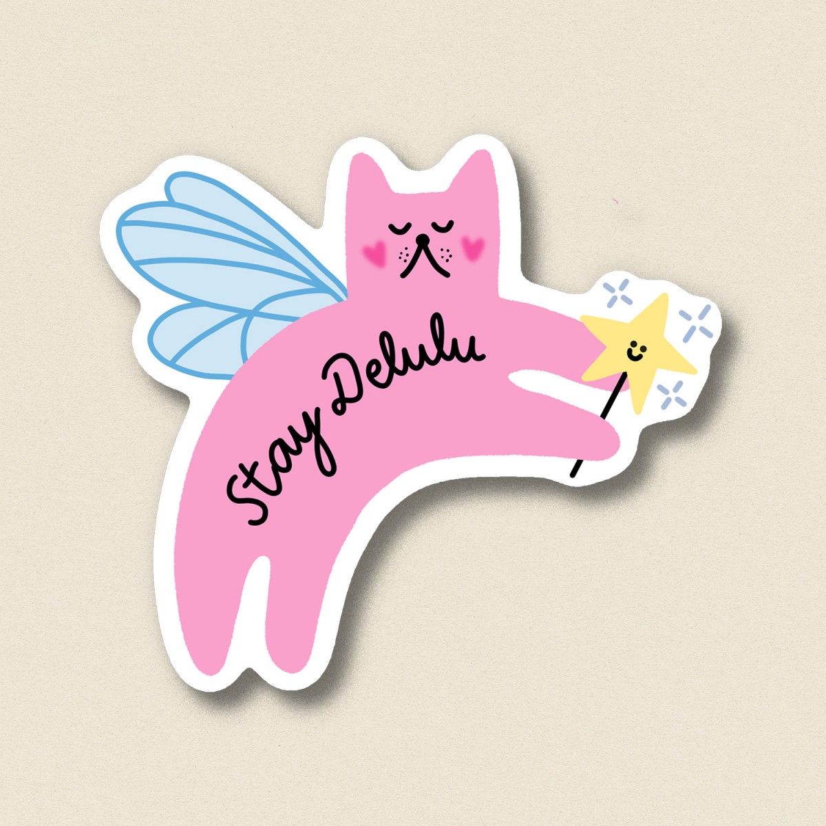 Sticker stay delulu ✿ Jenne Grassmann
