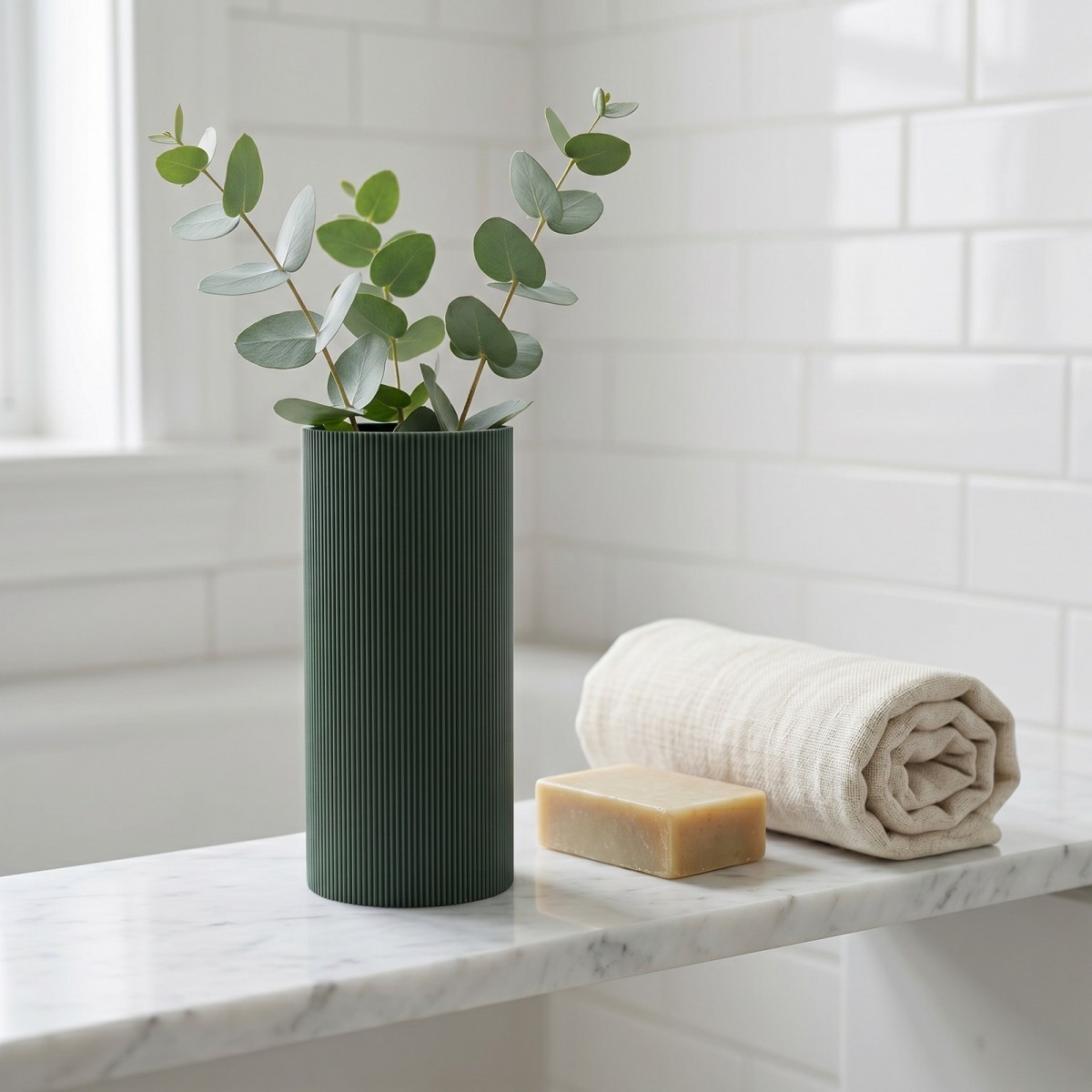 Lined Vase klein – wasserdicht, 3D-gedruckt