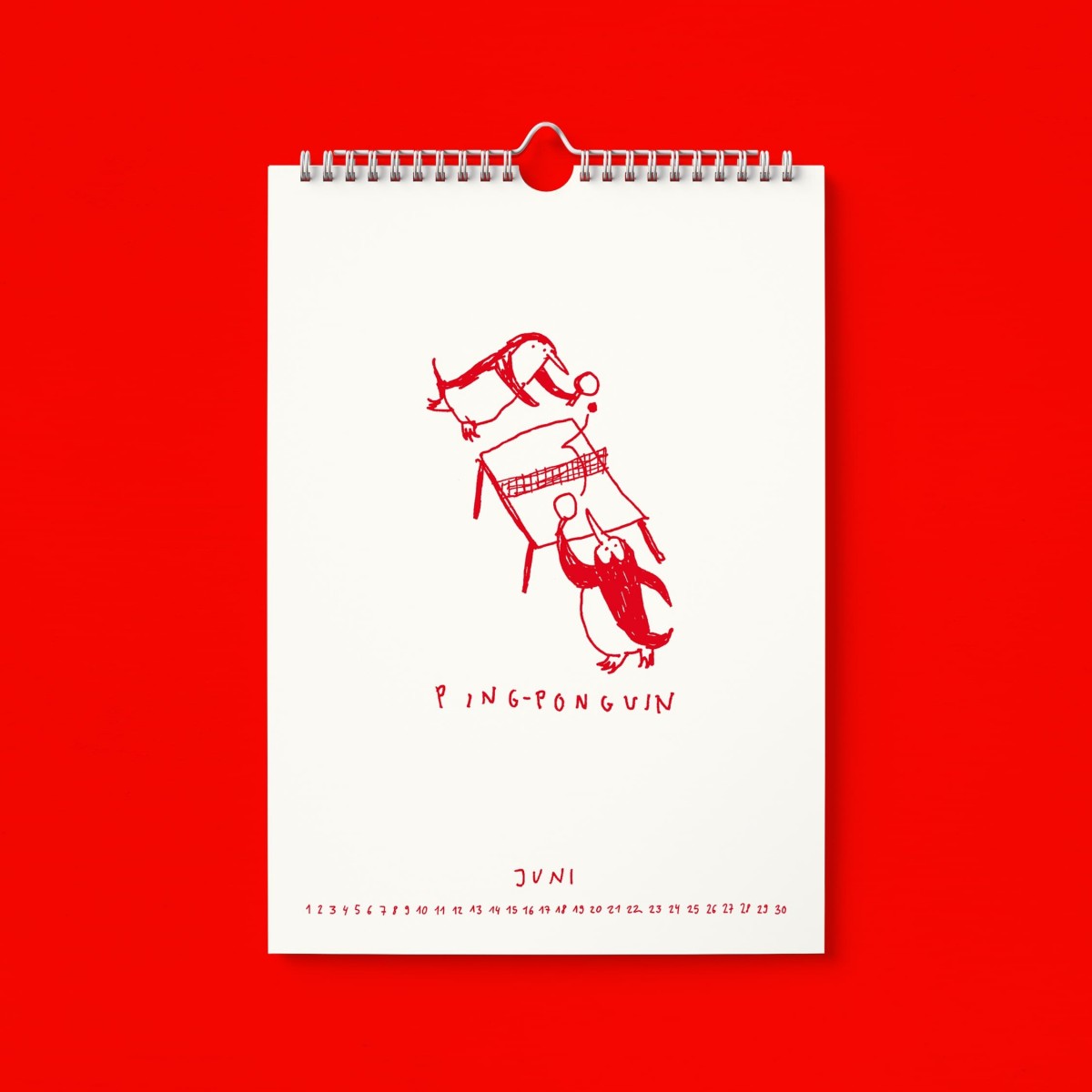 "Ich glaub ich Spinnguin! Schon 2026?!" Kalender by Gianluca Scigliano