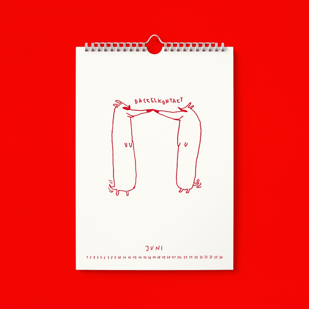 "Richtig auf Zackel durch 2026" Kalender by Gianluca Scigliano