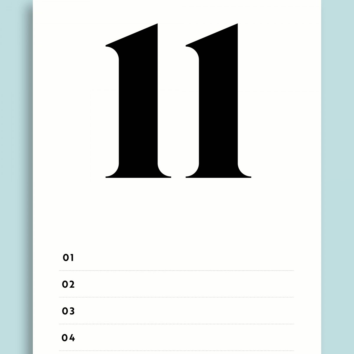 Geburtstagskalender Nr. 06 / immerwährend / frau rippe