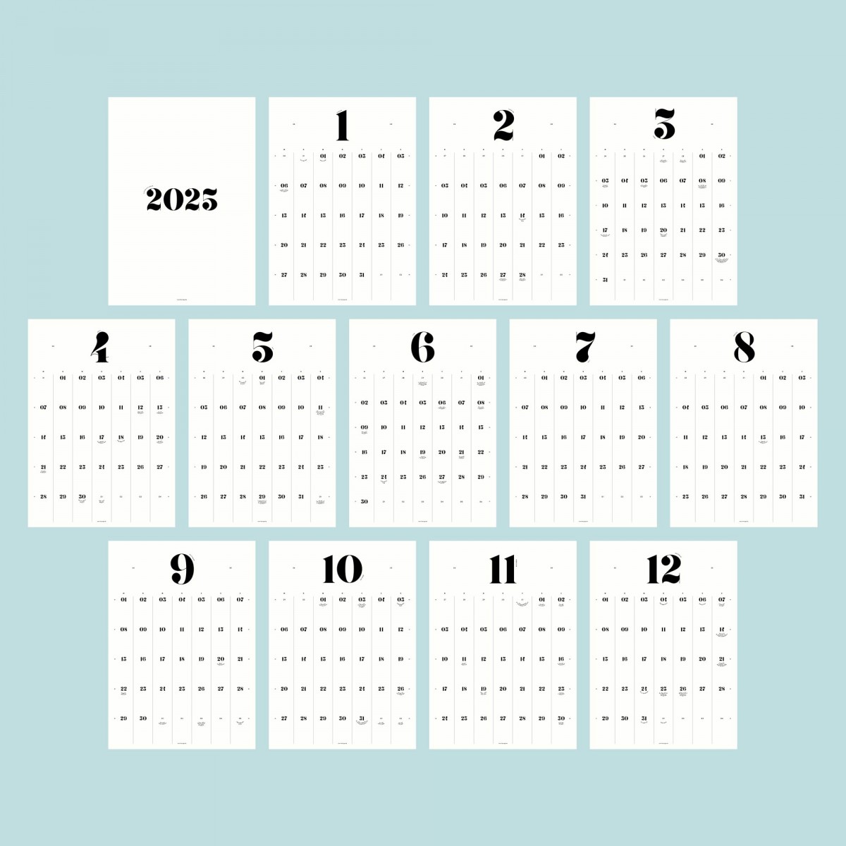 A3 Monatskalender Nr. 06 / ab sofort / frau rippe