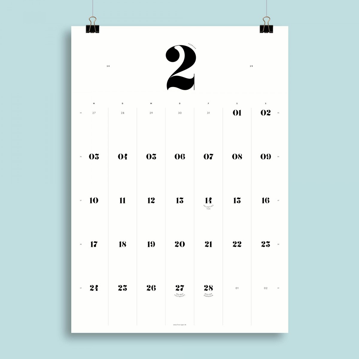 A3 Monatskalender Nr. 06 / ab sofort / frau rippe