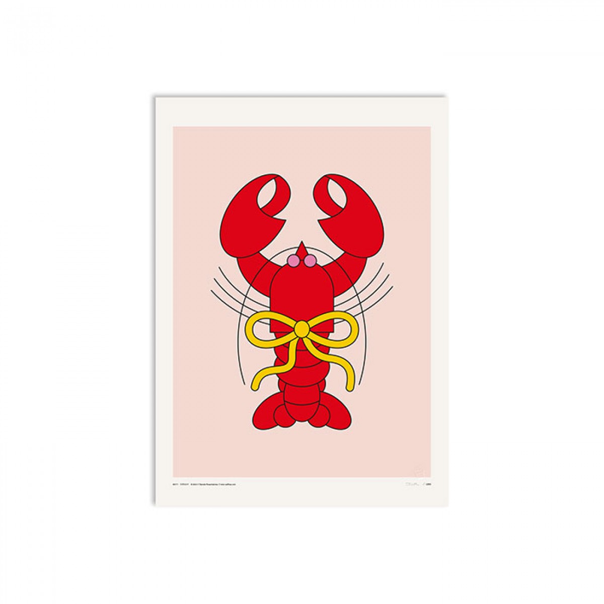 redfries lobster – Kunstdruck DIN B2