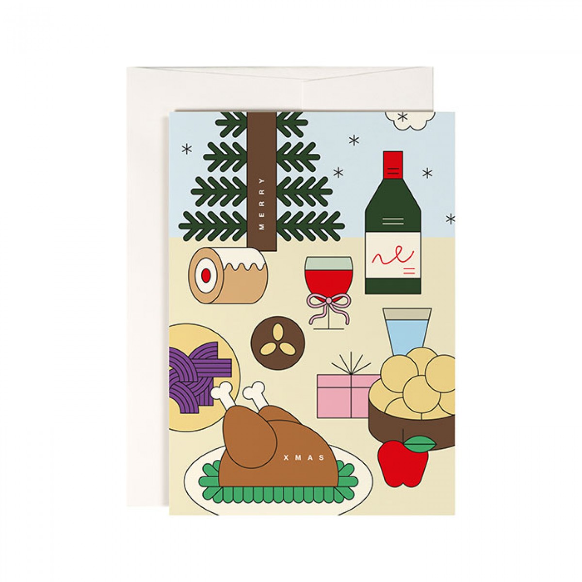 redfries set xmas6 – 4 Klappkarten DIN A6