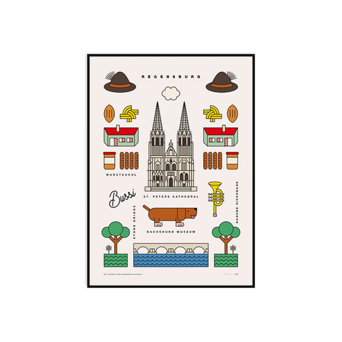 redfries regensburg – Kunstdruck DIN B2