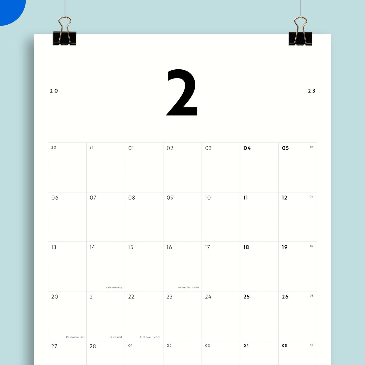 A4 Monatskalender Nr. 07 / ab sofort / frau rippe