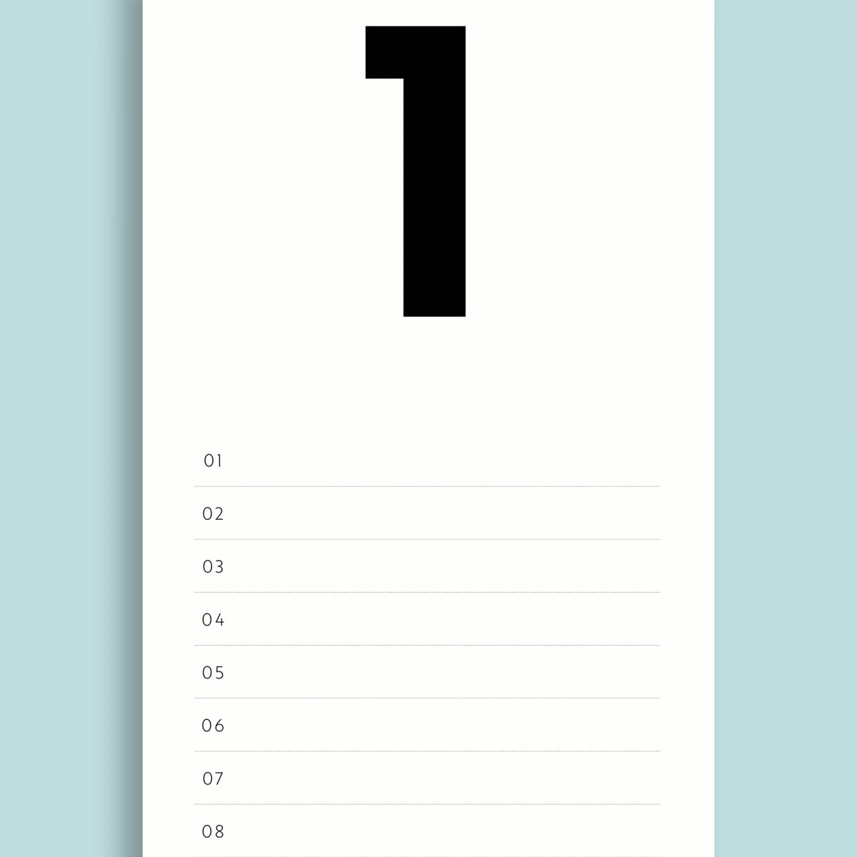 Geburtstagskalender Nr. 07/ immerwährend / frau rippe
