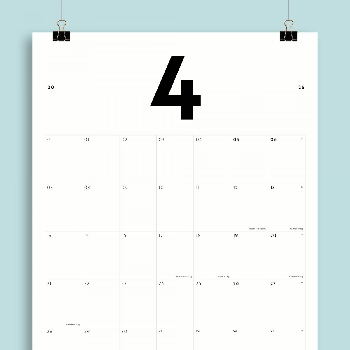 A3 Monatskalender Nr. 07 / ab sofort / frau rippe