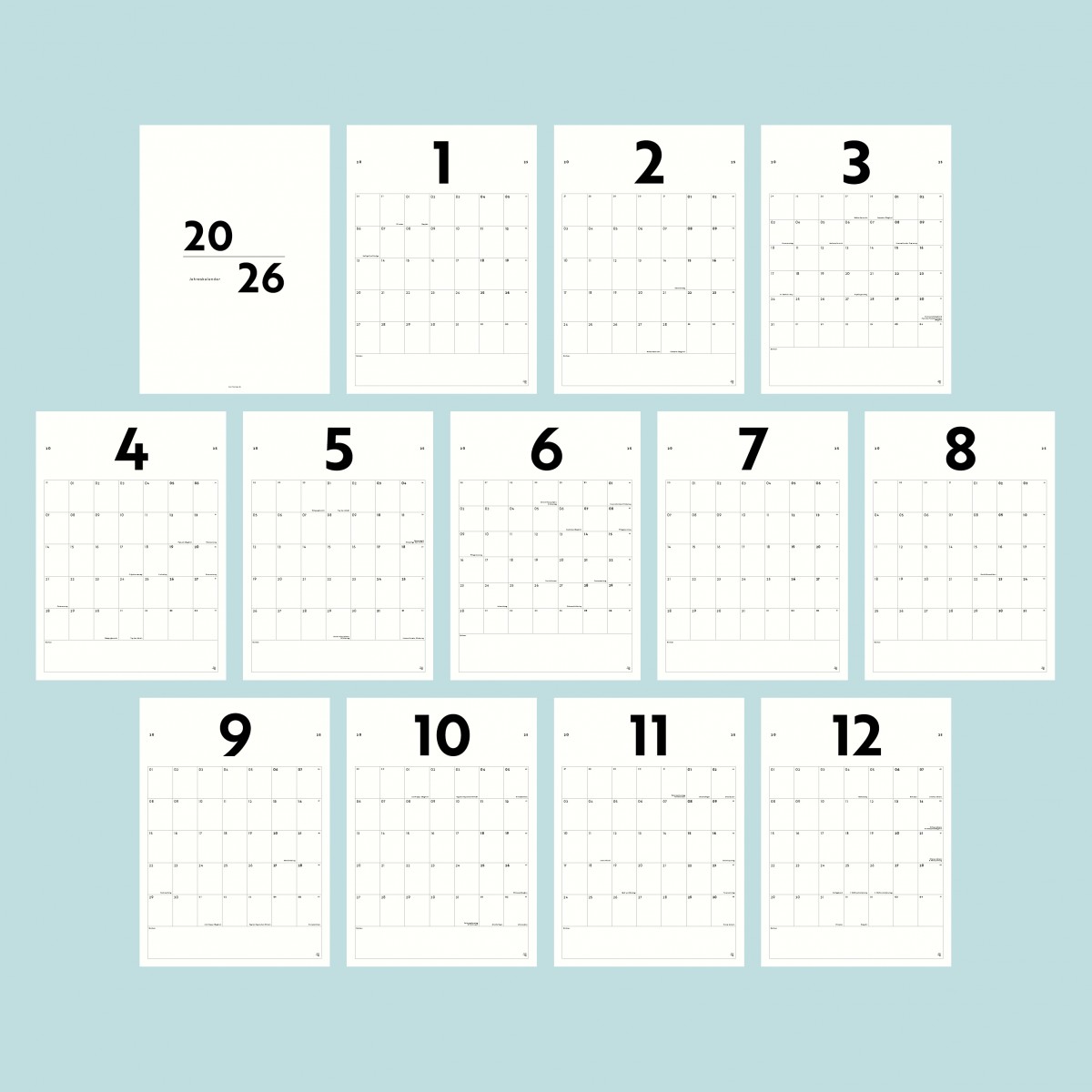 A4 Monatskalender Nr. 07 / ab sofort / frau rippe