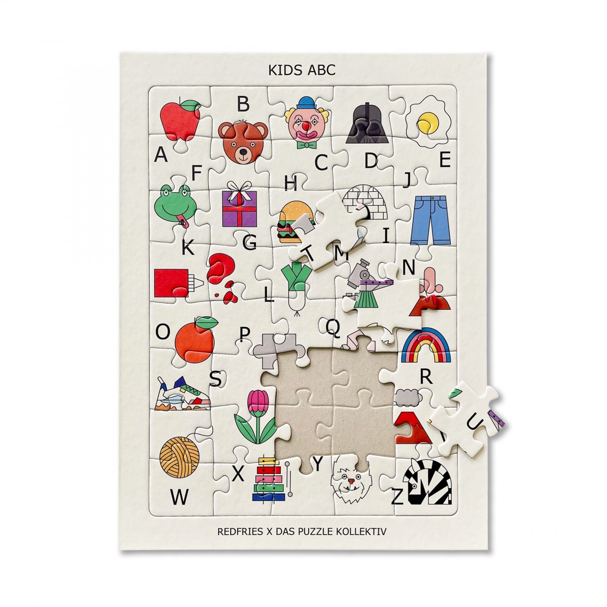 Das Puzzle Kollektiv - Puzzle "KIDS ABC" 40 Teile