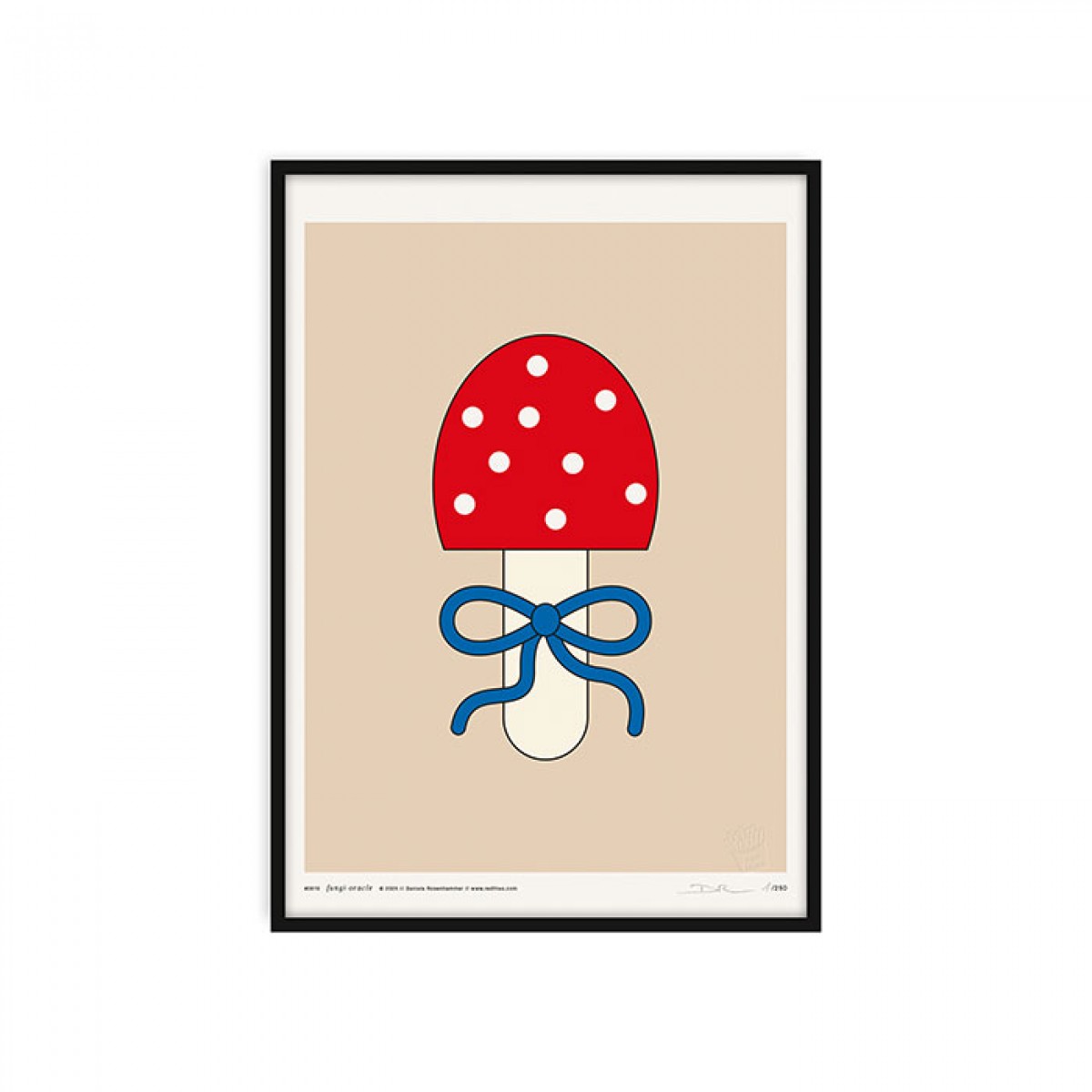 redfries fungi oracle – Kunstdruck DIN A3