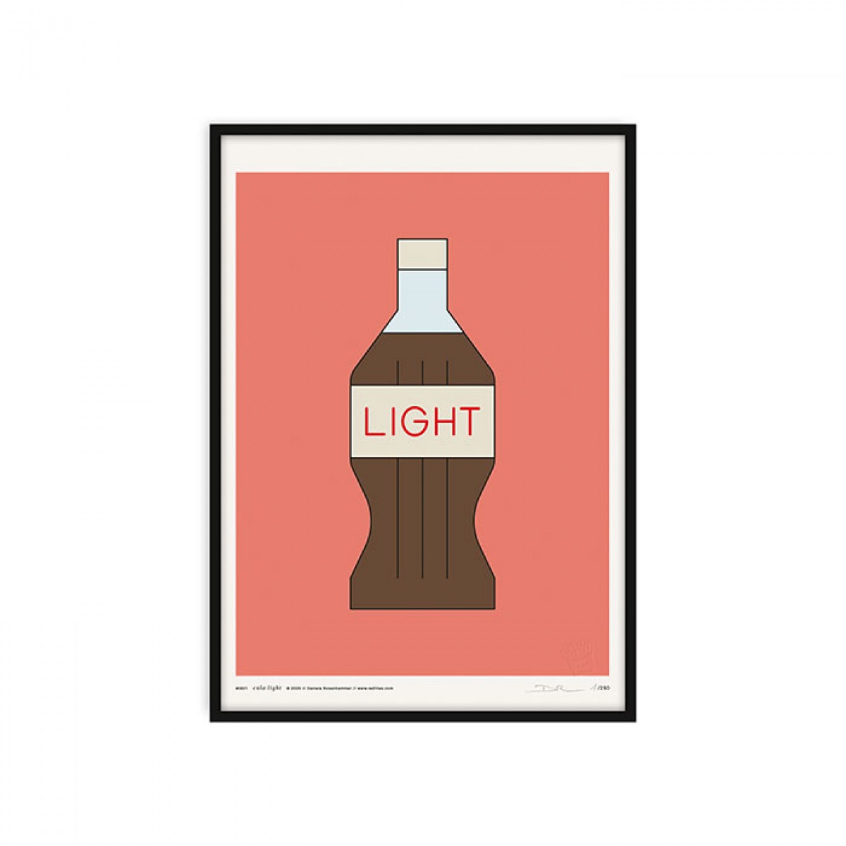 redfries cola light – Kunstdruck DIN A3