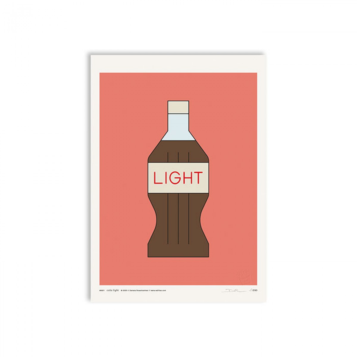 redfries cola light – Kunstdruck DIN A3