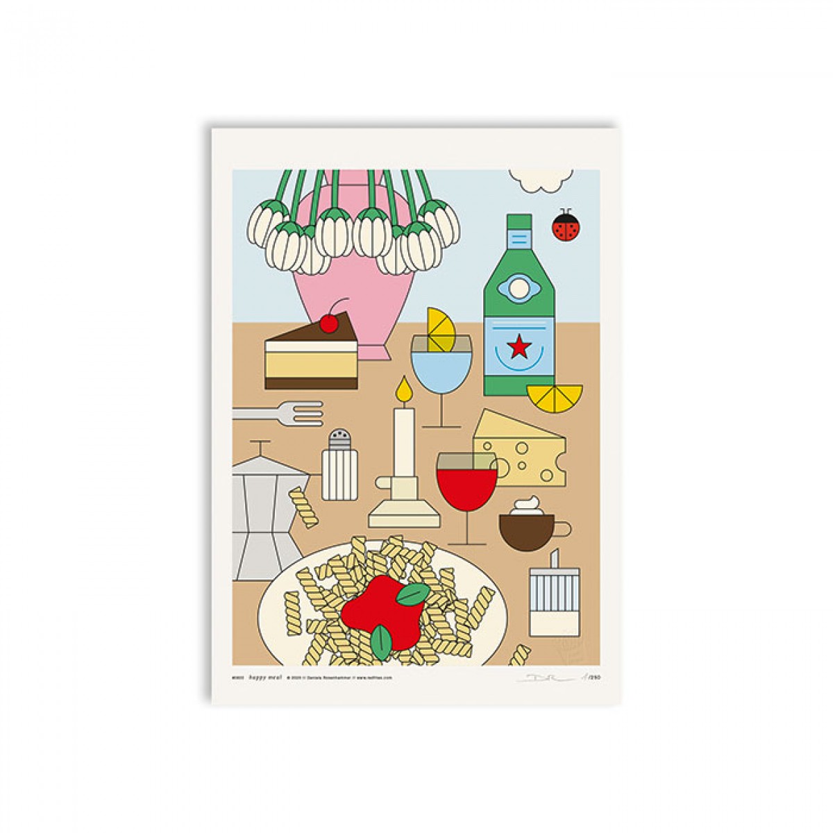 redfries happy meal – Kunstdruck DIN A3