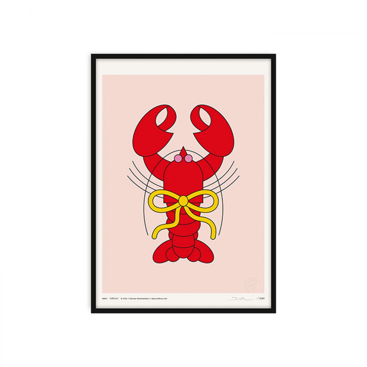 redfries lobster – Kunstdruck DIN A3