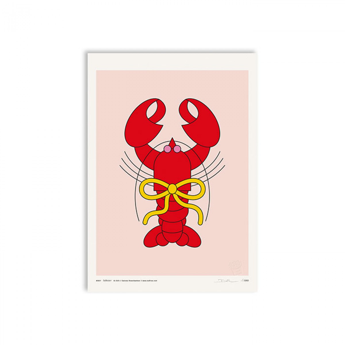 redfries lobster – Kunstdruck DIN A3