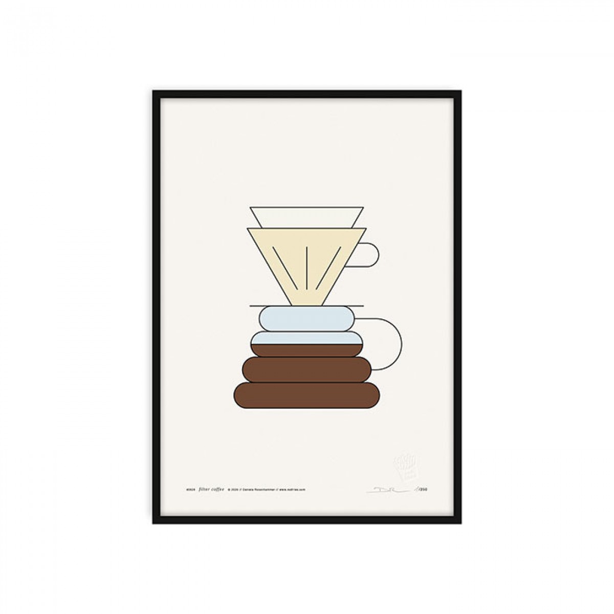 redfries filter coffee – Kunstdruck DIN A3